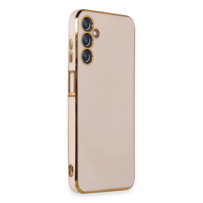 Newface Samsung Galaxy M14 5G Kılıf Volet Silikon - Pembe