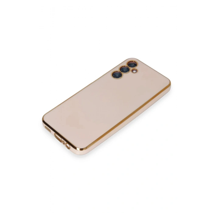 Newface Samsung Galaxy M14 5G Kılıf Volet Silikon - Pembe