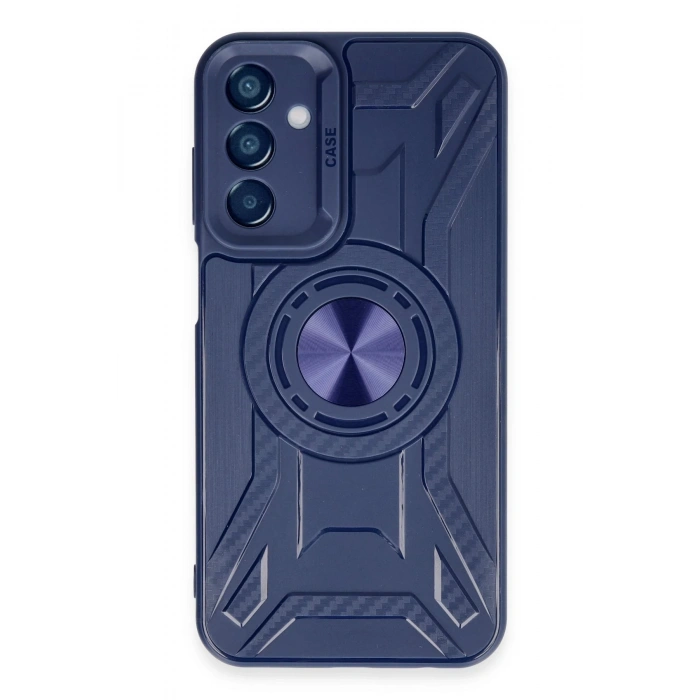 Newface Samsung Galaxy M15 Kılıf Lincoln Silikon - Lacivert