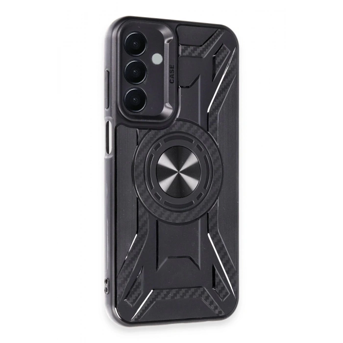 Newface Samsung Galaxy M15 Kılıf Lincoln Silikon - Siyah