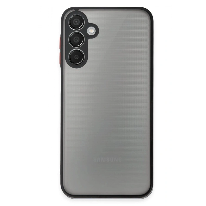 Newface Samsung Galaxy M15 Kılıf Montreal Silikon Kapak - Siyah