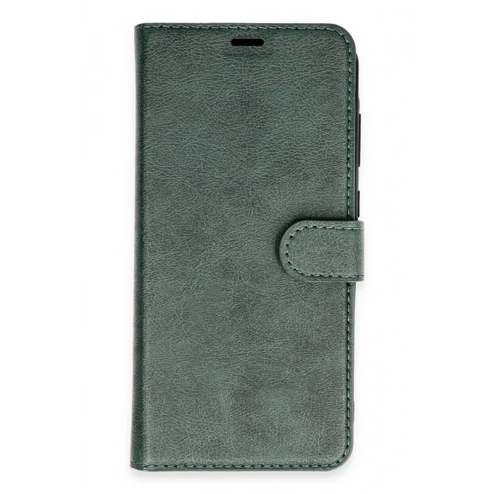 Newface Samsung Galaxy M15 Kılıf Trend S Plus Kapaklı Kılıf - Yeşil