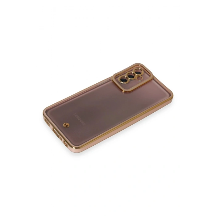 Newface Samsung Galaxy M23 Kılıf Liva Lens Silikon - Pudra