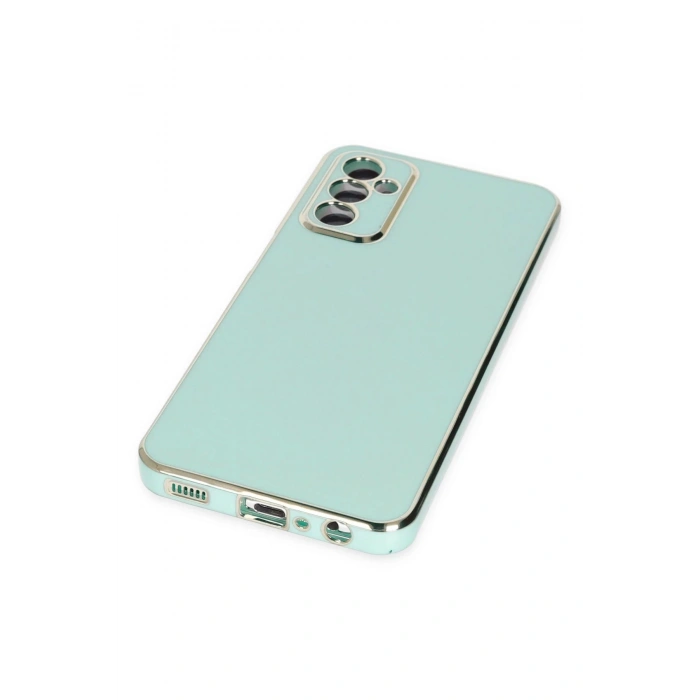 Newface Samsung Galaxy M23 Kılıf Volet Silikon - Açık Yeşil