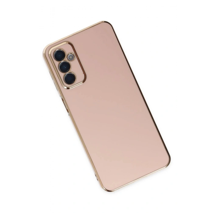 Newface Samsung Galaxy M23 Kılıf Volet Silikon - Pembe