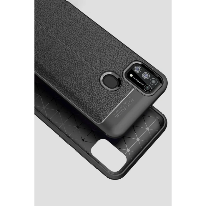 Newface Samsung Galaxy M31 Kılıf Auto Focus Kapak - Kırmızı