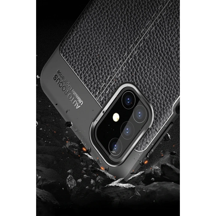 Newface Samsung Galaxy M31S Kılıf Auto Focus Kapak - Kırmızı