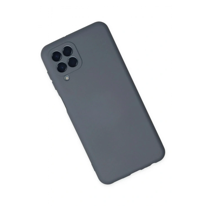 Newface Samsung Galaxy M33 Kılıf Nano içi Kadife Silikon - Gri