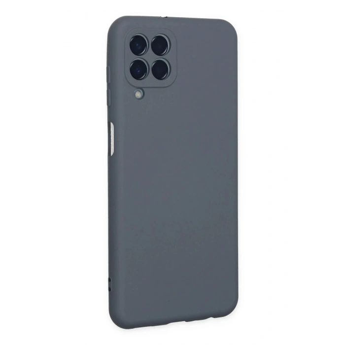 Newface Samsung Galaxy M33 Kılıf Nano içi Kadife Silikon - Gri