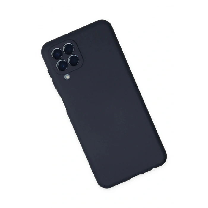 Newface Samsung Galaxy M33 Kılıf Nano içi Kadife Silikon - Lacivert