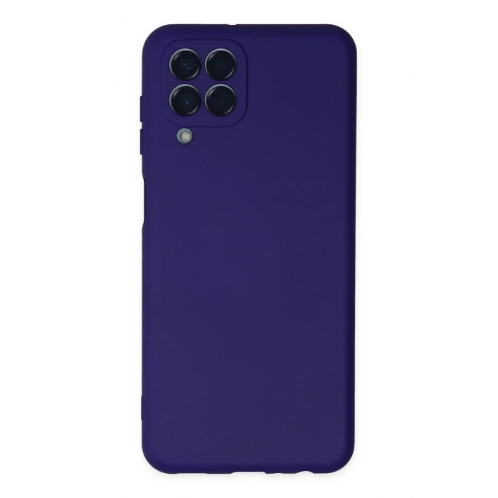 Newface Samsung Galaxy M33 Kılıf Nano içi Kadife Silikon - Mor