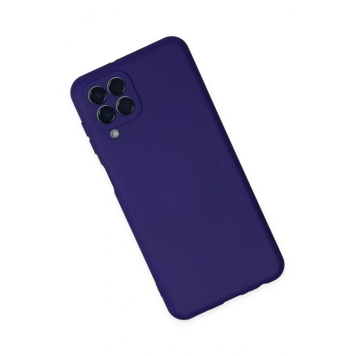 Newface Samsung Galaxy M33 Kılıf Nano içi Kadife Silikon - Mor