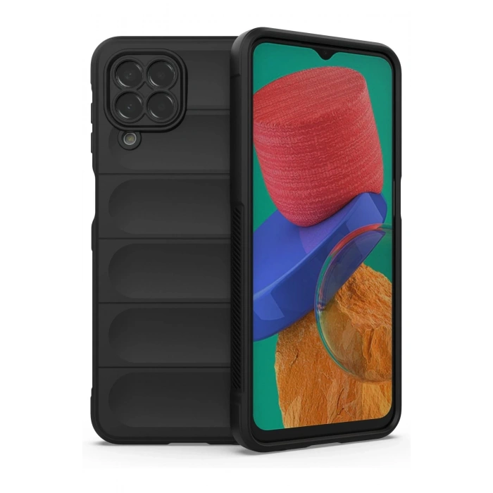 Newface Samsung Galaxy M33 Kılıf Optimum Silikon - Siyah