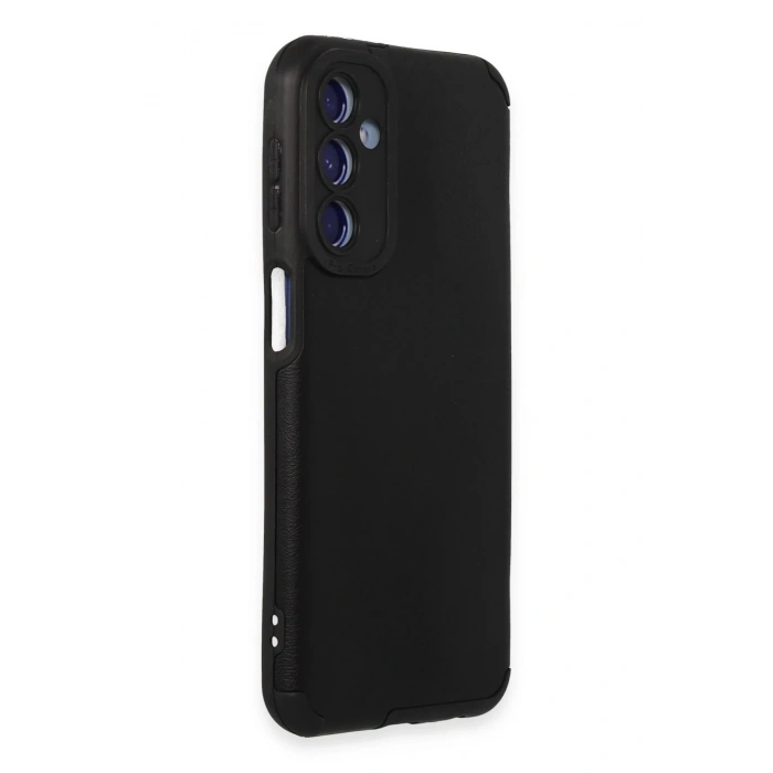 Newface Samsung Galaxy M34 5G Kılıf Loop Deri Silikon - Siyah