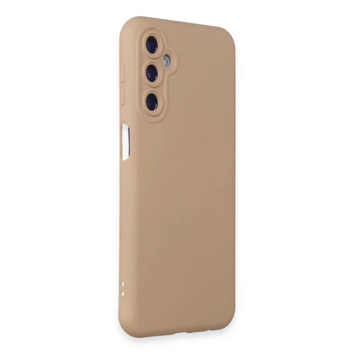 Newface Samsung Galaxy M34 5G Kılıf Nano içi Kadife Silikon - Pudra