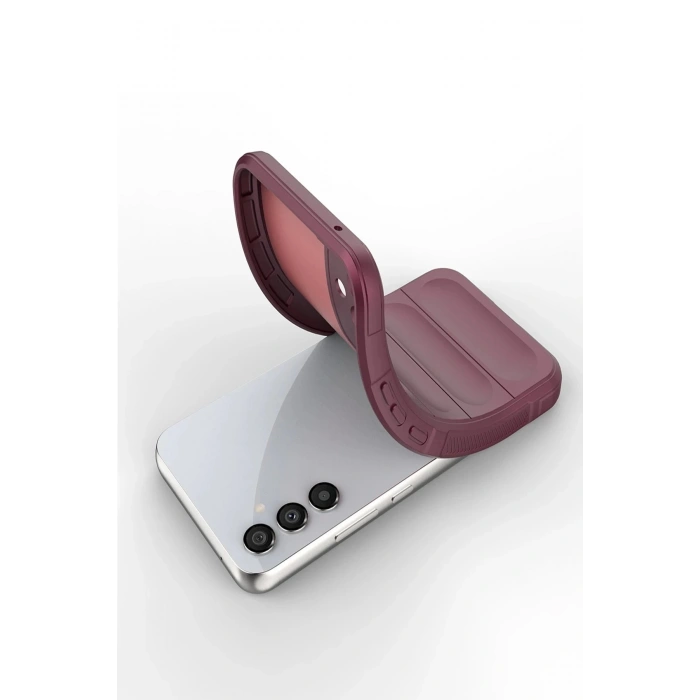 Newface Samsung Galaxy M34 5G Kılıf Optimum Silikon - Bordo