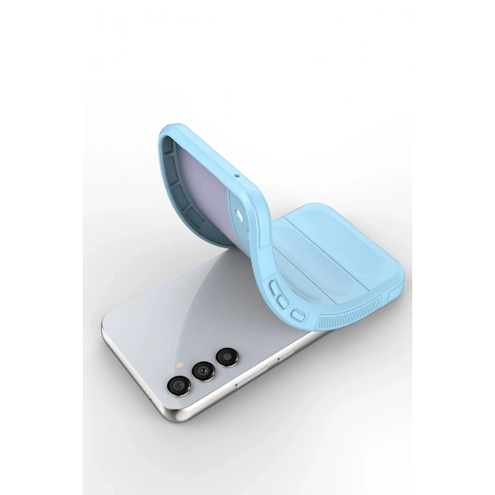 Newface Samsung Galaxy M34 5G Kılıf Optimum Silikon - Sky Blue