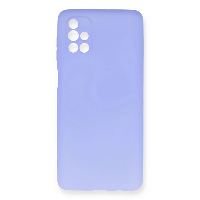 Newface Samsung Galaxy M51 Kılıf First Silikon - Lila
