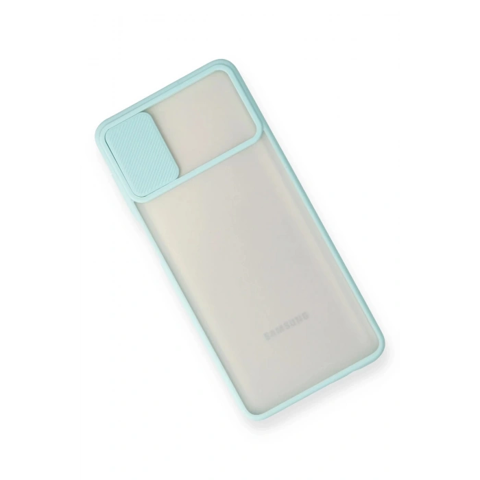 Newface Samsung Galaxy M51 Kılıf Palm Buzlu Kamera Sürgülü Silikon uaz