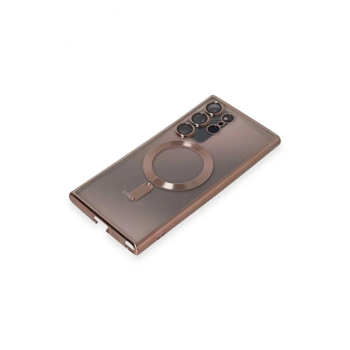 Newface Samsung Galaxy Note 20 Ultra Kılıf Kross Magneticsafe Kapak - Rose