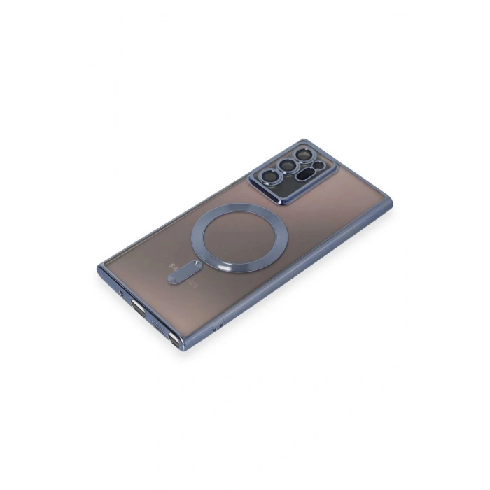 Newface Samsung Galaxy Note 20 Ultra Kılıf Kross Magneticsafe Kapak - Sierra Blue