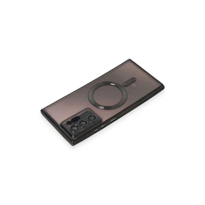 Newface Samsung Galaxy Note 20 Ultra Kılıf Kross Magneticsafe Kapak - Siyah