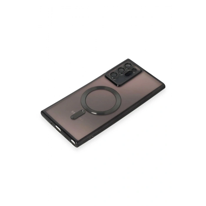 Newface Samsung Galaxy Note 20 Ultra Kılıf Kross Magneticsafe Kapak - Siyah