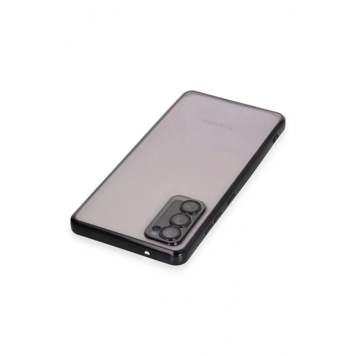 Newface Samsung Galaxy S20 FE Kılıf Razer Lensli Silikon - Siyah