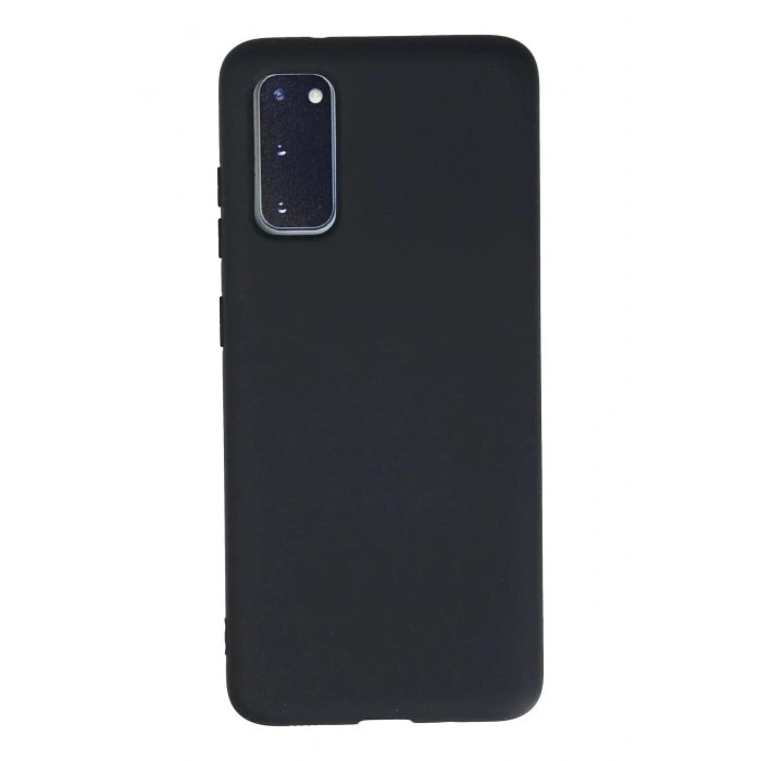 Newface Samsung Galaxy S20 Kılıf Nano içi Kadife Silikon - Lacivert