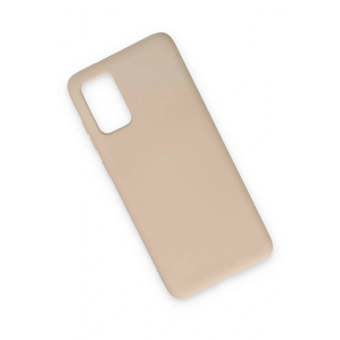 Newface Samsung Galaxy S20 Kılıf Nano içi Kadife Silikon - Pudra