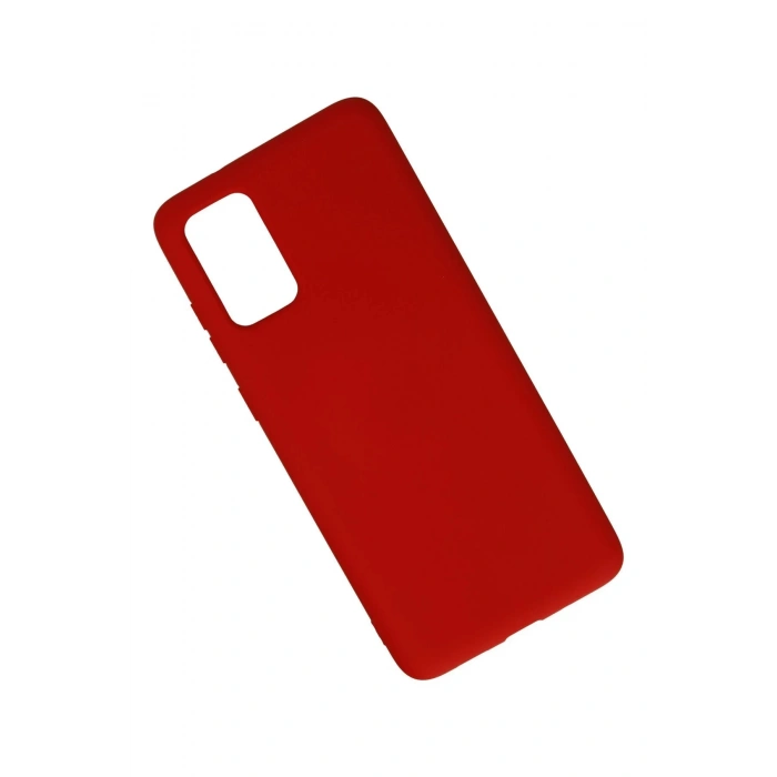 Newface Samsung Galaxy S20 Plus Kılıf Nano içi Kadife Silikon - Kırmızı