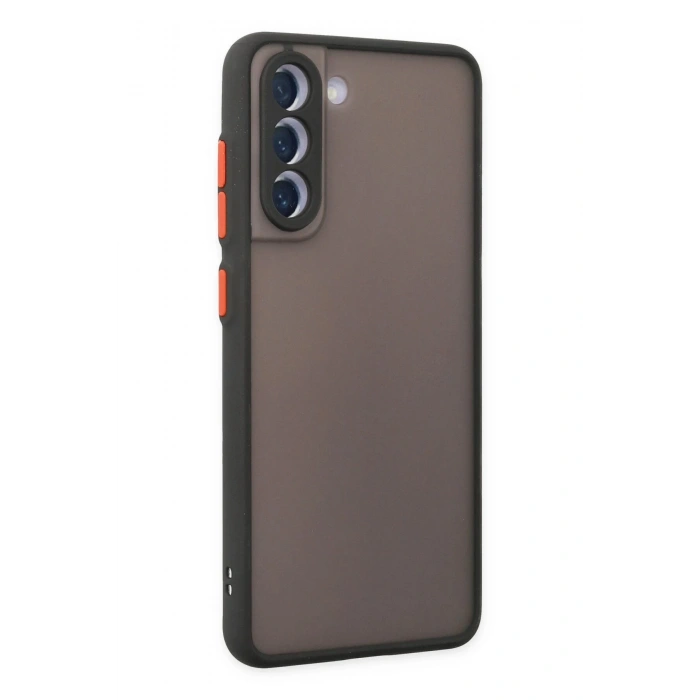 Newface Samsung Galaxy S21 FE Kılıf Montreal Silikon Kapak - Siyah