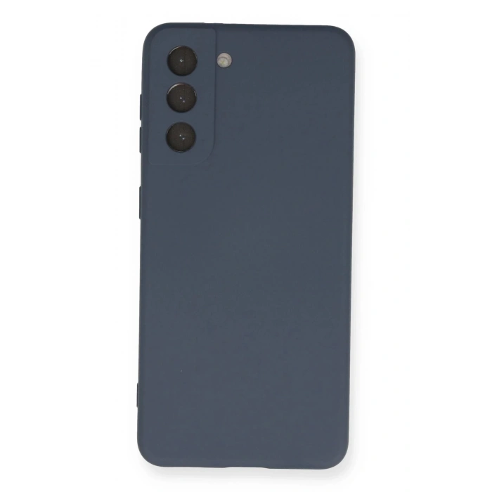 Newface Samsung Galaxy S21 Kılıf Nano içi Kadife Silikon - Gri