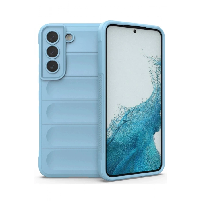 Newface Samsung Galaxy S21 Kılıf Optimum Silikon - Sky Blue