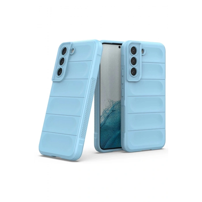 Newface Samsung Galaxy S21 Kılıf Optimum Silikon - Sky Blue