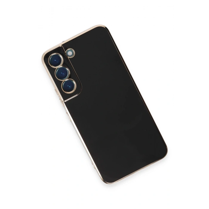 Newface Samsung Galaxy S21 Kılıf Volet Silikon - Siyah