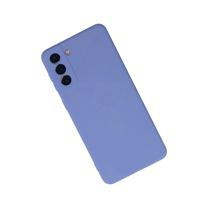 Newface Samsung Galaxy S21 Plus Kılıf Nano içi Kadife Silikon - Lila