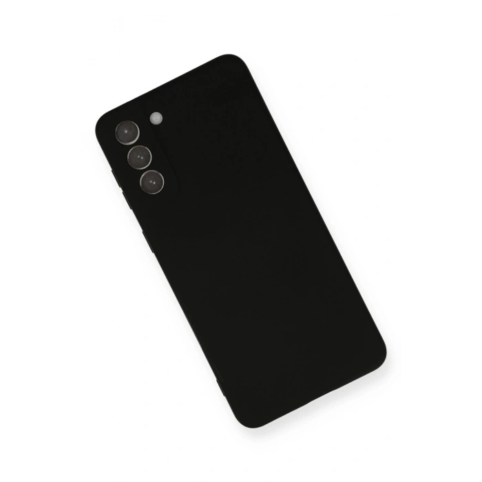 Newface Samsung Galaxy S21 Plus Kılıf Nano içi Kadife Silikon - Siyah