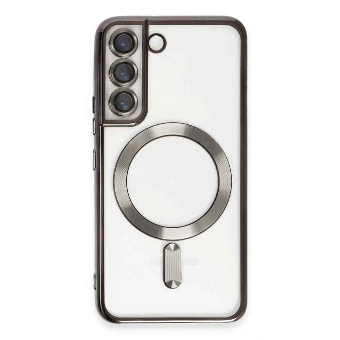 Newface Samsung Galaxy S22 Kılıf Kross Magneticsafe Kapak - Siyah