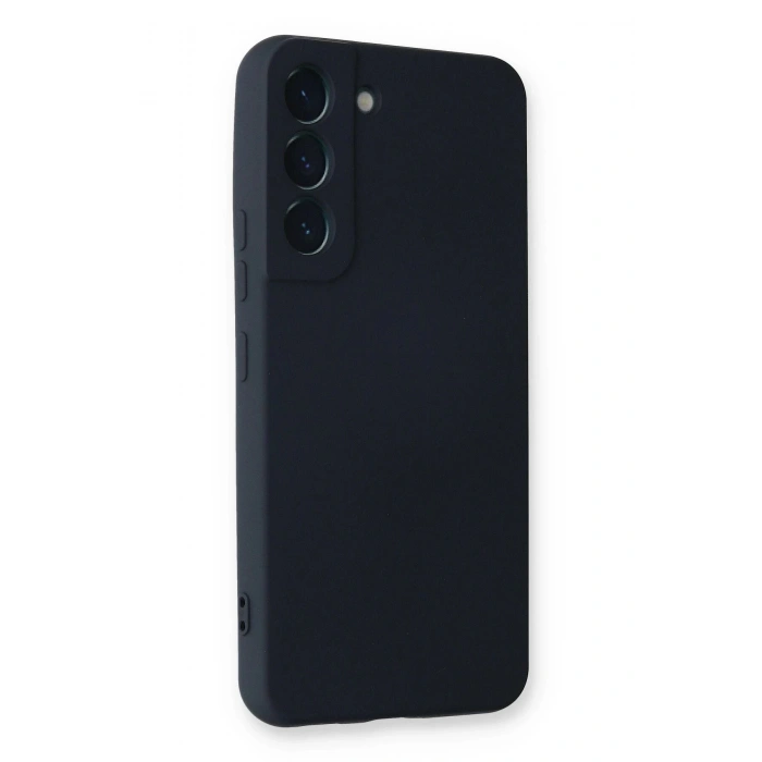 Newface Samsung Galaxy S22 Plus Kılıf Nano içi Kadife Silikon - Lacivert