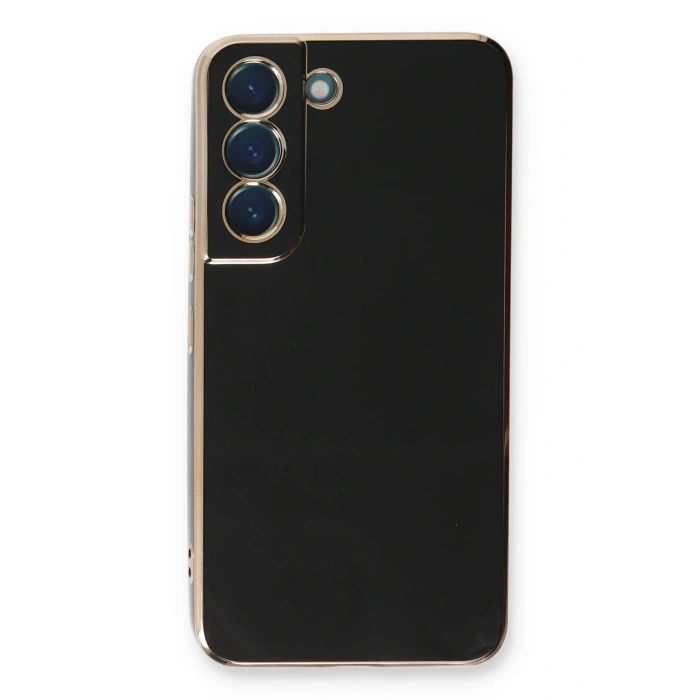 Newface Samsung Galaxy S22 Plus Kılıf Volet Silikon - Siyah