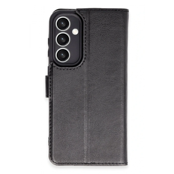 Newface Samsung Galaxy S23 FE Kılıf Trend S Plus Kapaklı Kılıf - Siyah