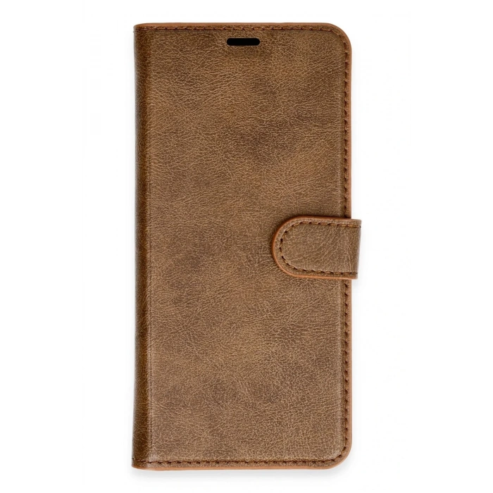 Newface Samsung Galaxy S23 FE Kılıf Trend S Plus Kapaklı Kılıf - Taba