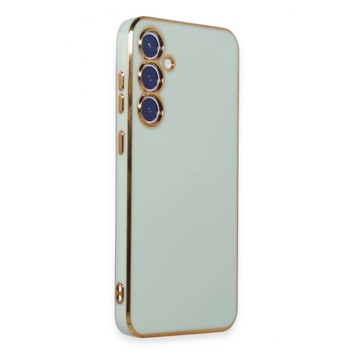 Newface Samsung Galaxy S23 FE Kılıf Volet Silikon - Açık Yeşil