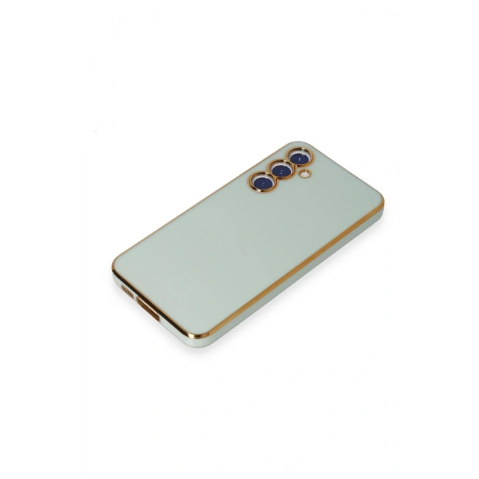 Newface Samsung Galaxy S23 FE Kılıf Volet Silikon - Açık Yeşil