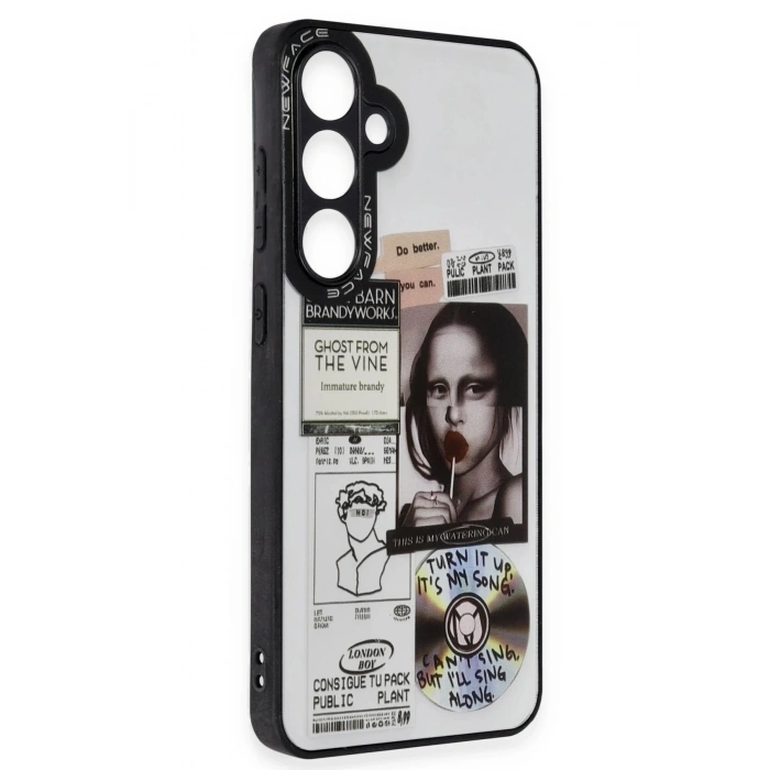 Newface Samsung Galaxy S23 Kılıf Mirror Desenli Kapak - Mirror - 2