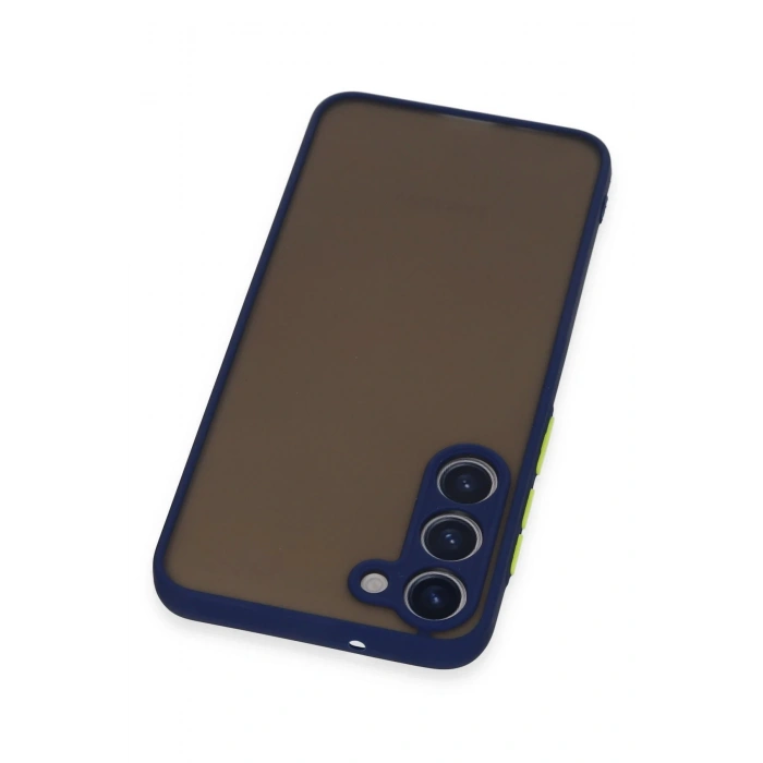 Newface Samsung Galaxy S23 Kılıf Montreal Silikon Kapak - Lacivert