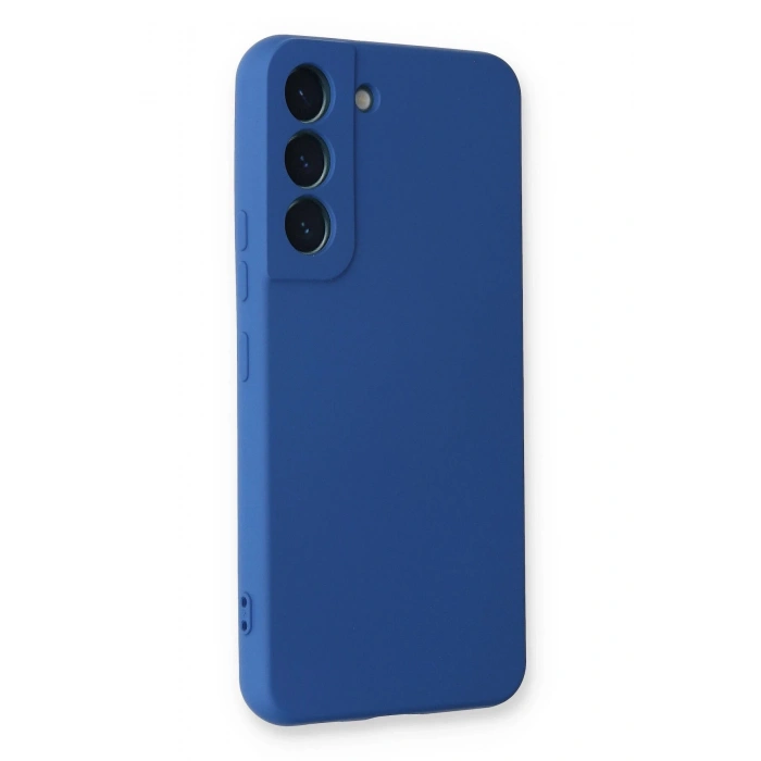 Newface Samsung Galaxy S23 Kılıf Nano içi Kadife Silikon - Mavi