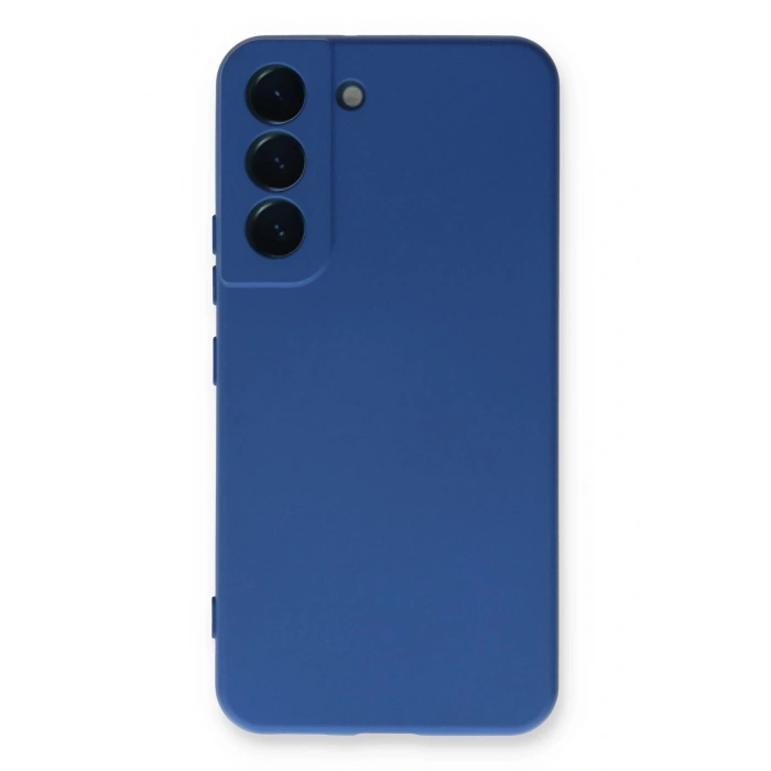 Newface Samsung Galaxy S23 Kılıf Nano içi Kadife Silikon - Mavi