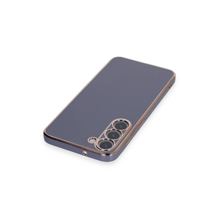 Newface Samsung Galaxy S23 Kılıf Volet Silikon - Mavi